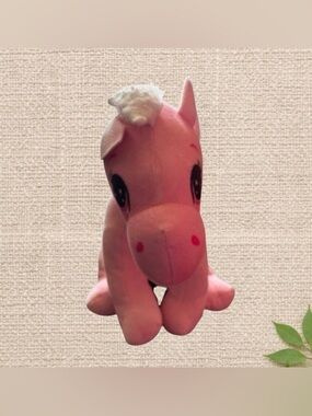 Pink Horse Plush Toy - 10” Soft Stuffed Animal